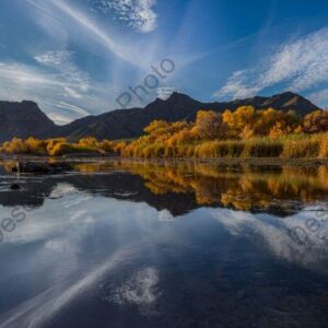 Salt River Mirrored Clouds