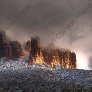 Sedona Snow Clouds